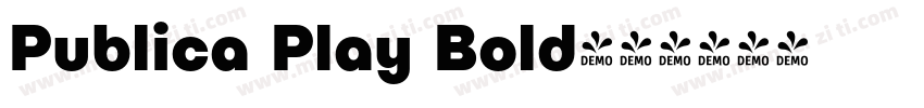 Publica Play Bold字体转换